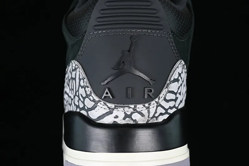 All categories Air Jordan Jordan series basketball shoes Air Jordan 3 foreign trade version Air Jordan 3 Retro "Off Noir" AJ3 Joe 3 old black cement CK9246-001